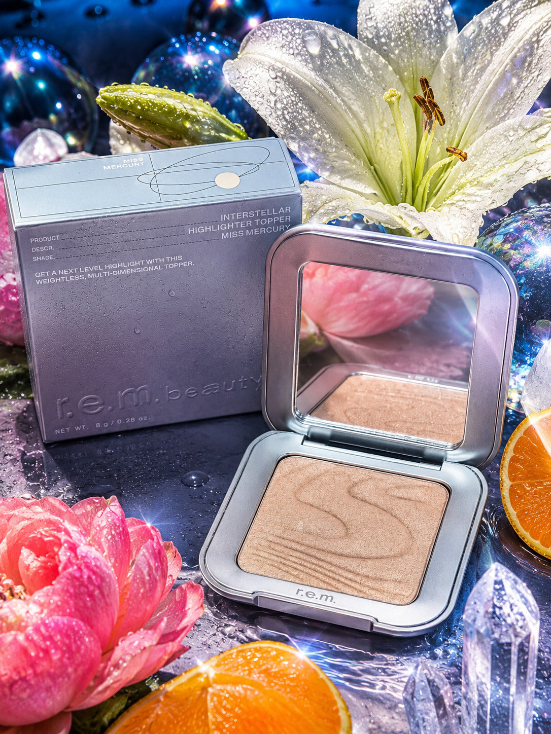 r.e.m. beauty Interstellar Highlighter Topper - Miss Mercury