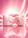Teddy Headbands La La Pink and White Striped