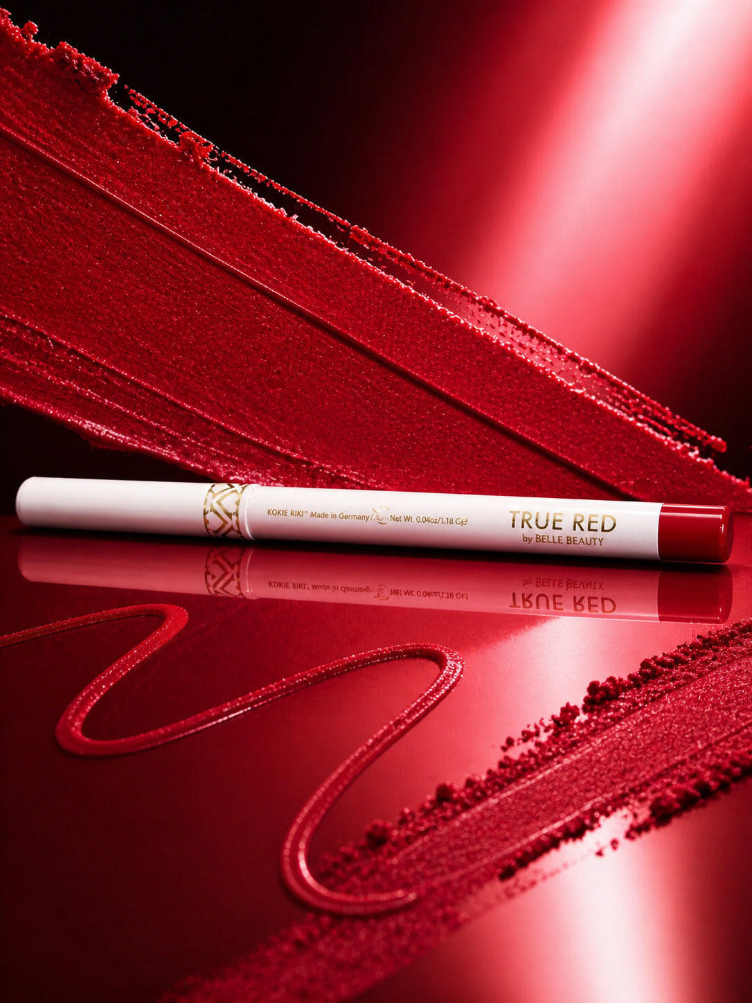 Belle Beauty Kisser Fixer Waterproof Gel Lip Liner - True Red