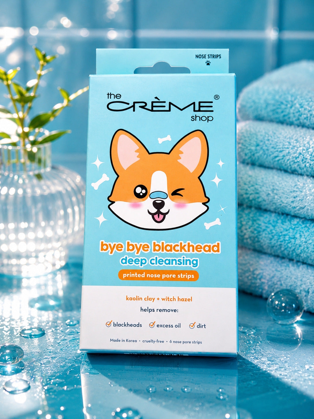The Crème Shop Bye Bye Blackheads Deep Cleansing Printed Nose Pore Strips
