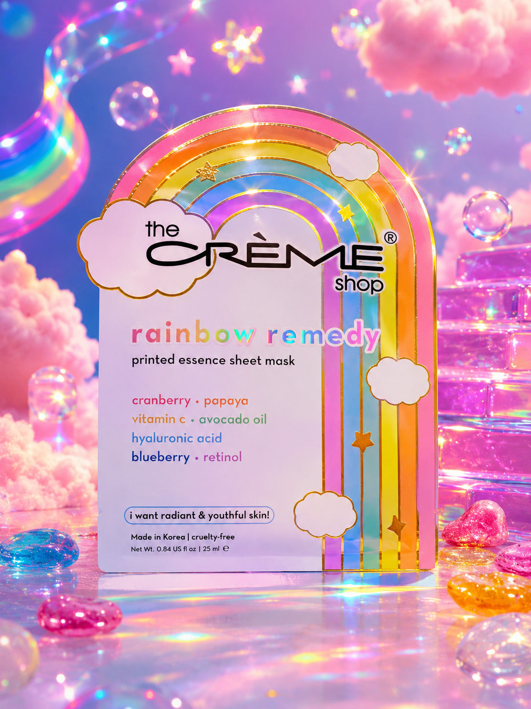 The Crème Shop Rainbow Remedy Sheet Masks