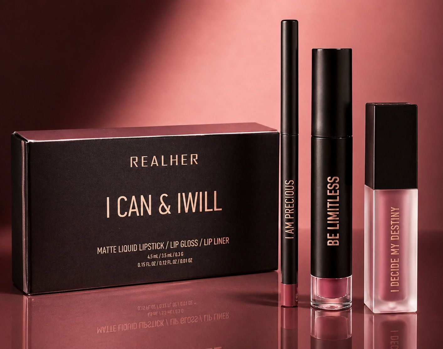 Realher Lip Kit - I Can and I Will