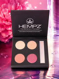 Hempz Pure Natural Cosmetics Eyeshadow and Blush Quad Palette