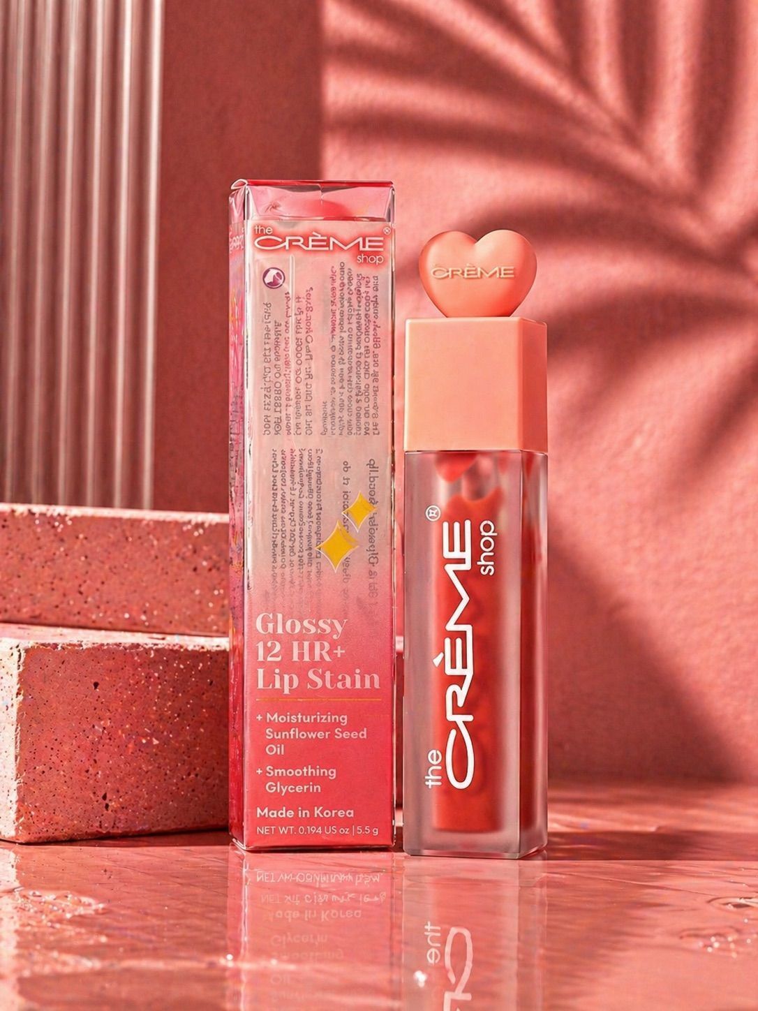 The Crème Shop Glossy 12+ HourLip Stain - Heart Eyes