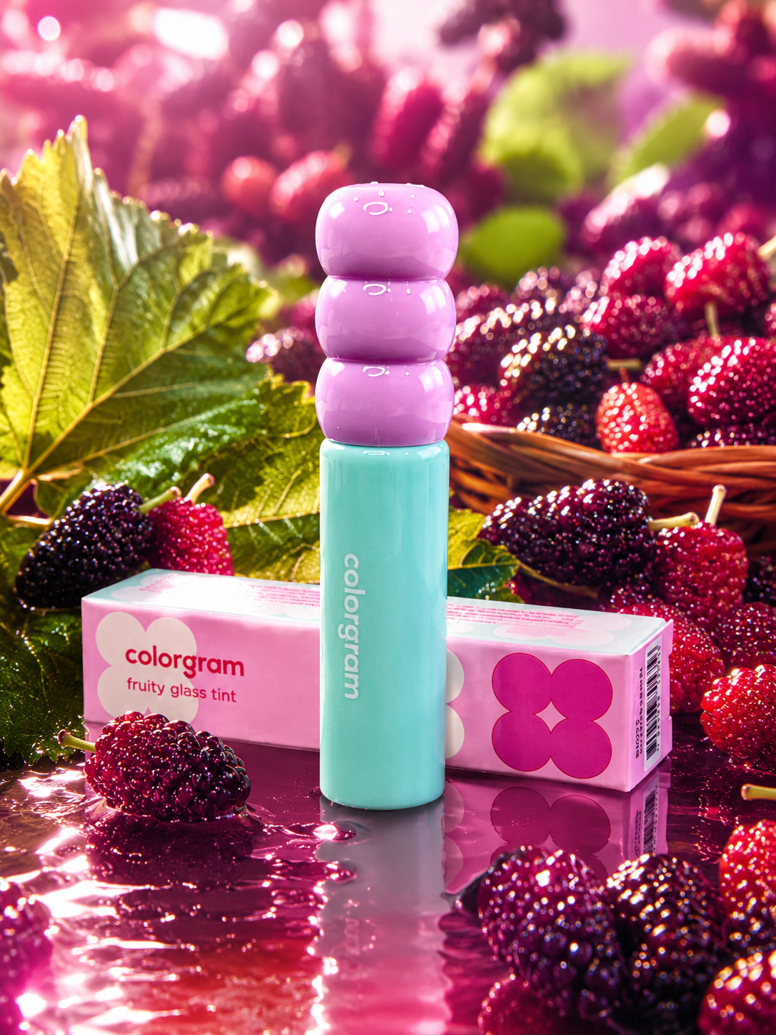 Colorgram Fruity Glass Tint - Heartful Mulberry