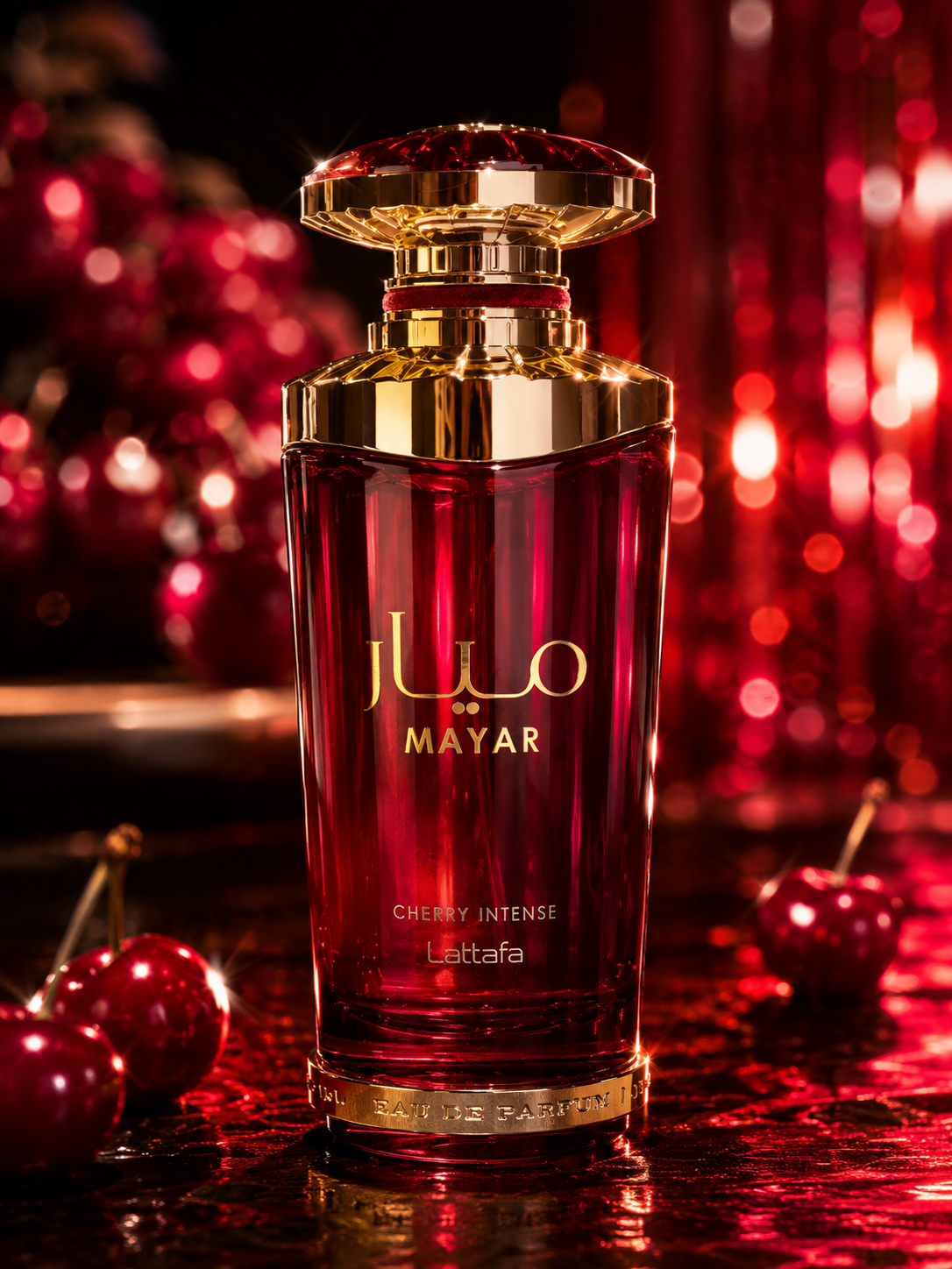 Lattafa Mayar Cherry Intense Eau de Parfum Spray – 3.4 oz / 100 mL