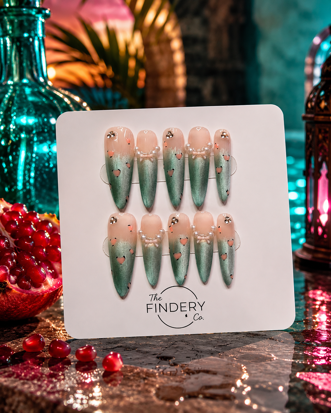 Sage Romance Nail Set