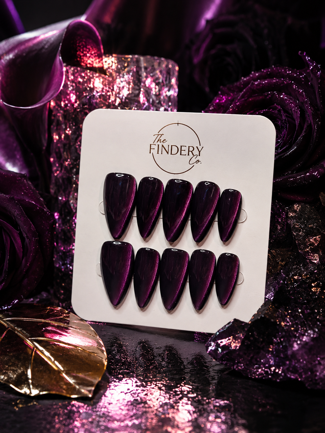 Midnight Plum Nail Set