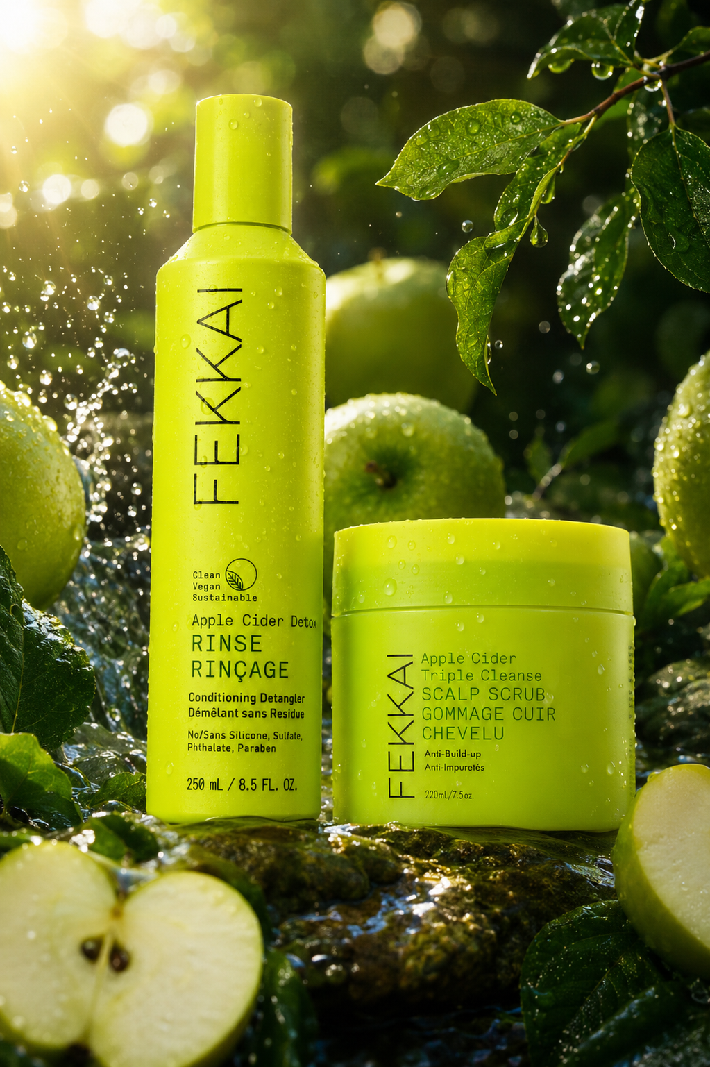 The "No More Dry Shampoo Lies" Bundle | Fekkai Apple Cider Scalp Reset Duo
