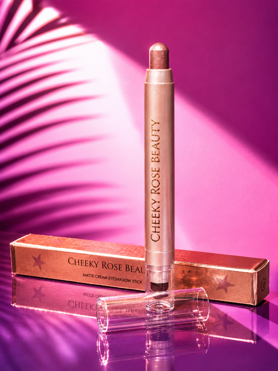 Cheeky Rose Beauty Matte Cream Eyeshadow Stick - Dahlia