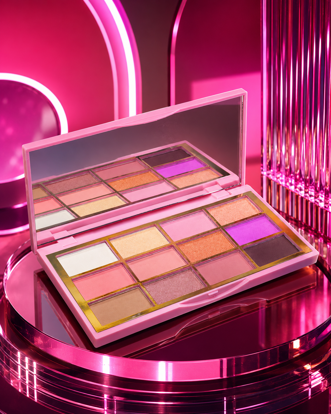 Cheeky Rose Beauty Eyeshadow Palette - Electric Rose