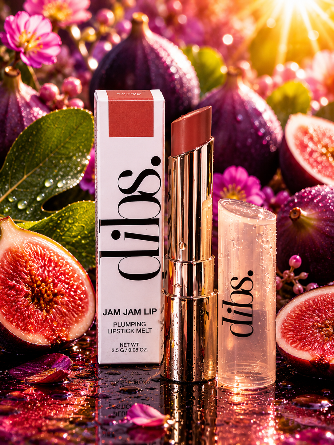 DIBS Jam Jam Lip Plumping Lipstick Melt – Fig Fantasy