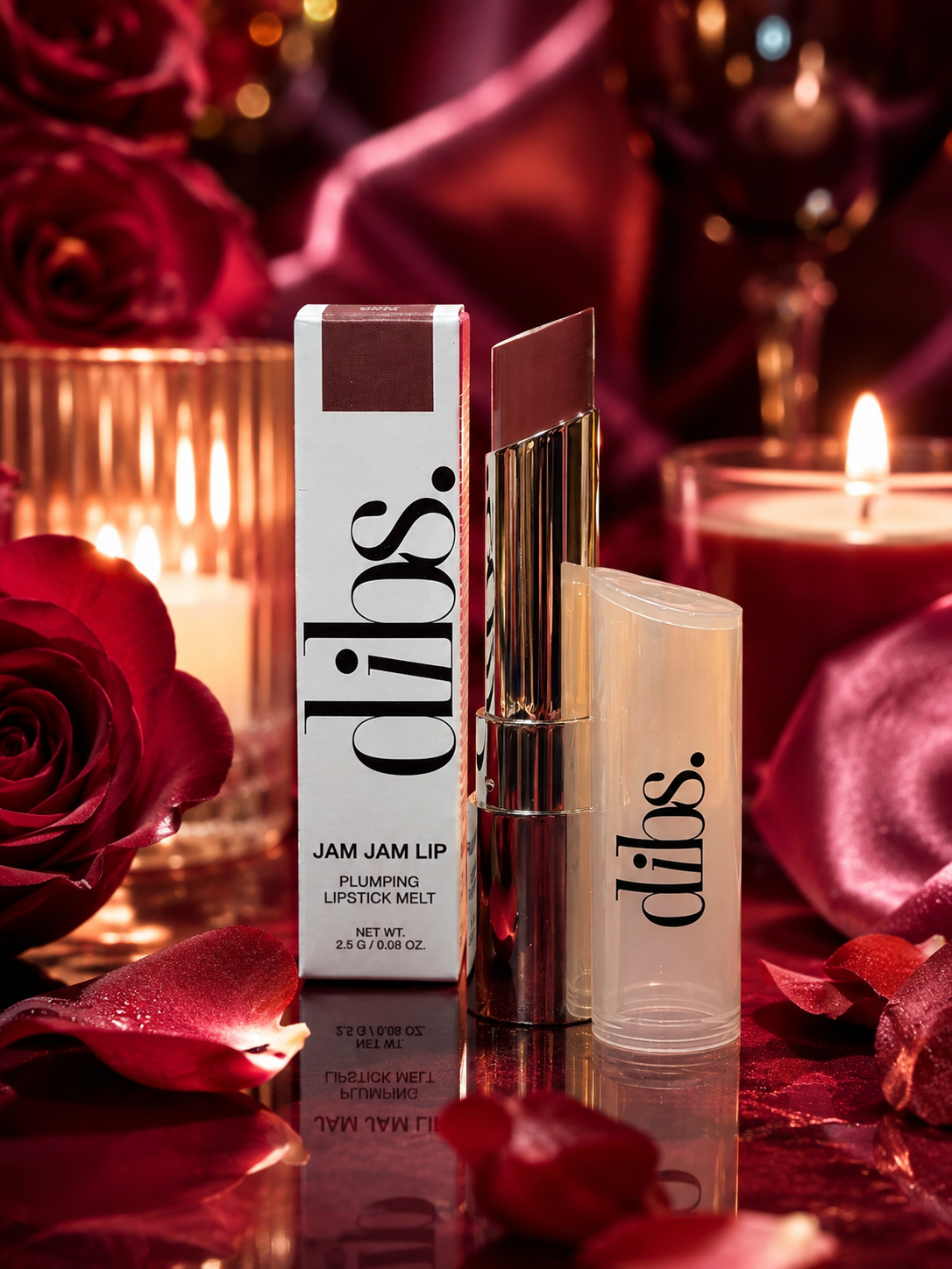 DIBS Jam Jam Lip Plumping Lipstick Melt – First Date