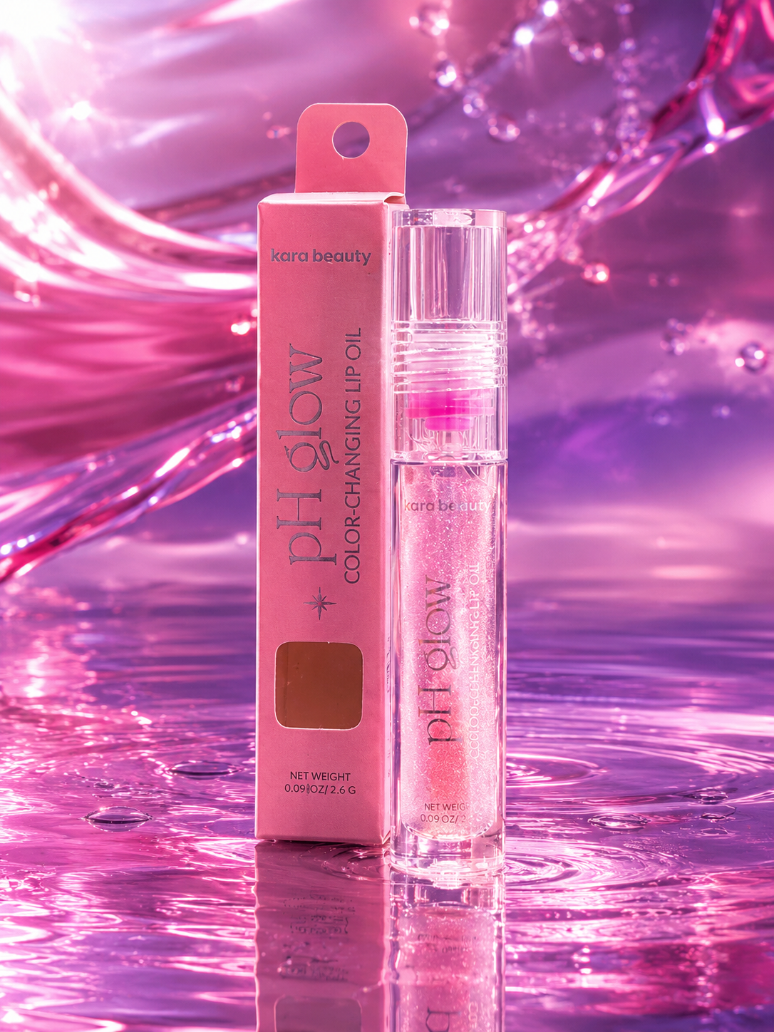 Kara Beauty pH Glow Color-Changing Lip Oil – Sheer Berry