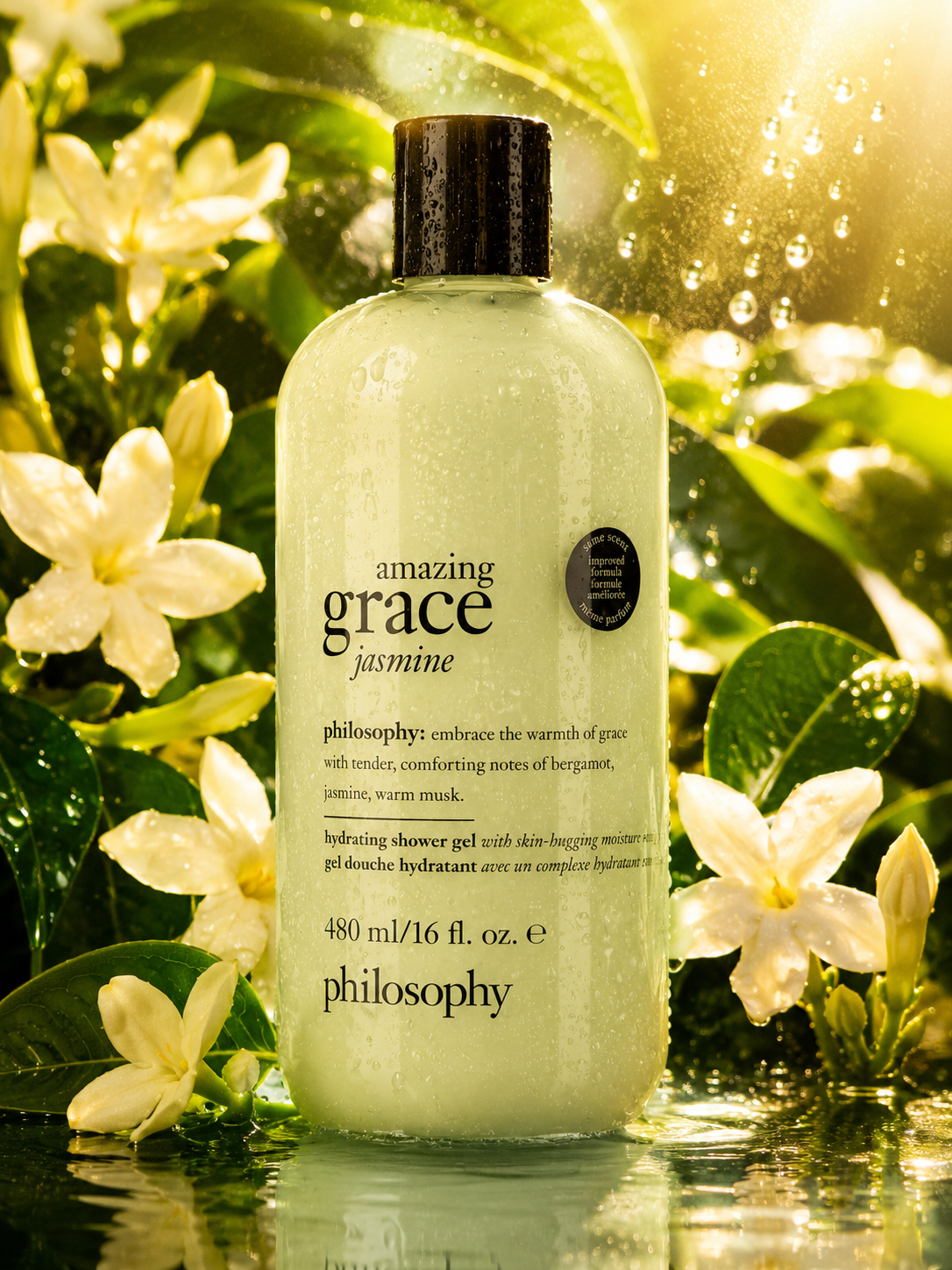 Philosophy Amazing Grace Jasmine Hydrating Shower Gel – 16 oz
