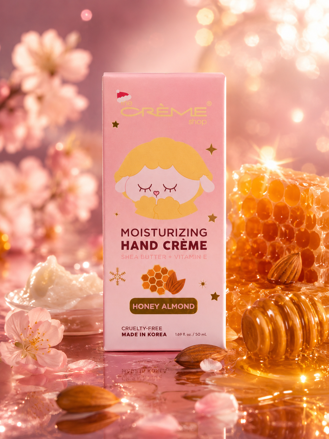 The Crème Shop Moisturizing Hand Cream – Honey Almond