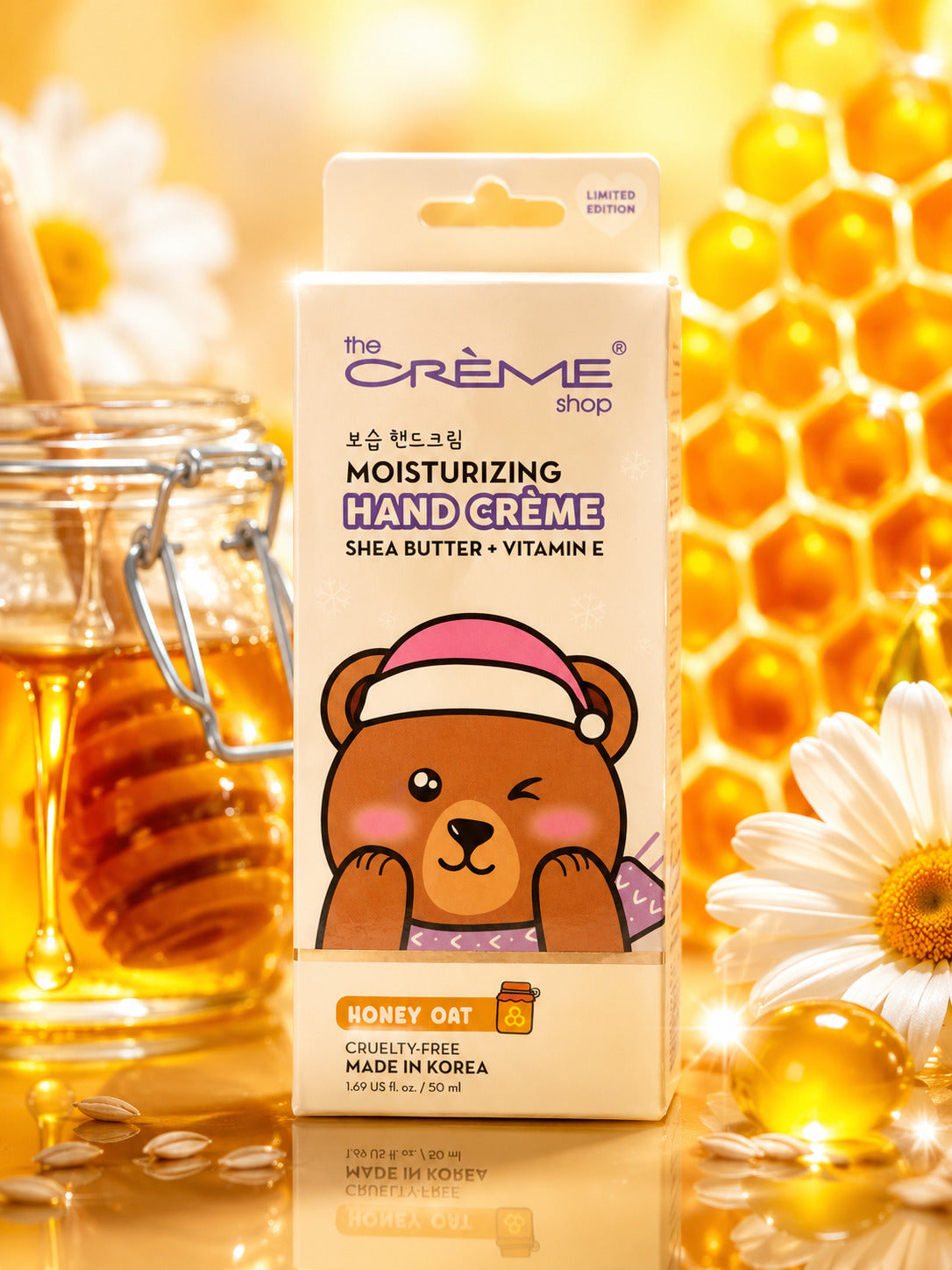 The Crème Shop Moisturizing Hand Cream - Honey Oat