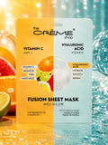 The Crème Shop Vitamin C and Hyaluronic Acid Fusion Sheet Masks