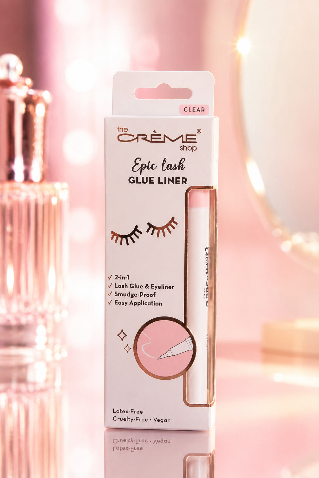 The Crème Shop Epic Lash Glue Liner - Matte Black